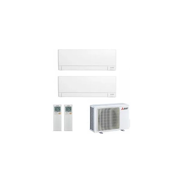 mitsubishi condizionatore dualsplit inverter  15000+ 18000 btu wi-fi plus codice prod: msz-ay42(50)vgkp mxz-3f54vf4