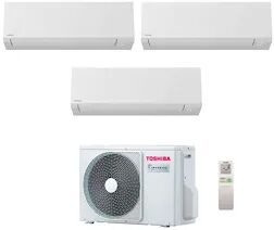 toshiba condizionatore trialsplit serie shorai edge white 10000+10000+10000 btu codice prod: ras-b10n4kvsg-e(3) ras-3m18u2a