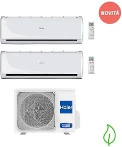 HAIER Condizionatore Dualsplit Tundra 2.0 Plus 7000+7000 As20tadhra-2+as20tadhra-2+2u40s2sm1fa