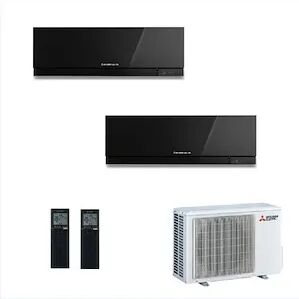 Mitsubishi Condizionatore Dualsplit Serie Kirigamine Zen 7000+7000 Btu Codice Prod: Msz-Ef22(22)Vgkb Mxz-2f33vf3