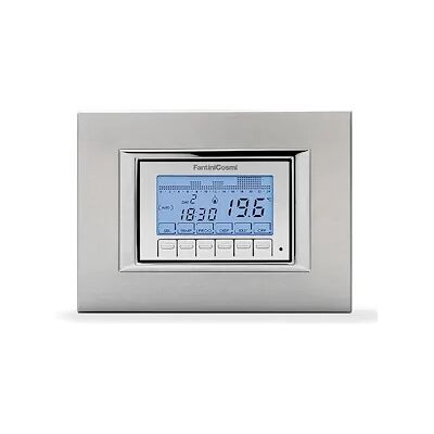Fantini Cosmi Ch141a - Termostato settimanale a batteria - Da incasso universale Fantini Cosmi Ch141a - Termostato settimanale a batteria - Da incasso universale
