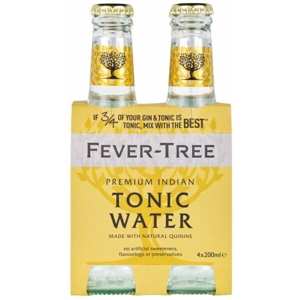 fever tree premium indian tonic water cl.20 conf. x 4 bot