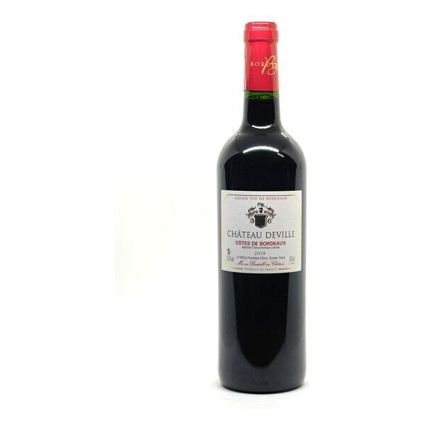 jean paul deville chateau deville cotes de bordeaux rouge  cl 75