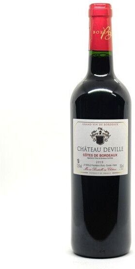 jean paul deville chateau deville cotes de bordeaux rouge  cl 75