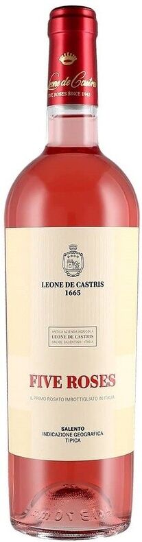 LEON DE CASTRIS Leone De Castris Five Roses Anniversario Salento Rosato Igt Cl 75