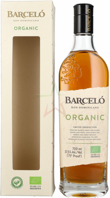 RUM BARCELO' Organic Cl 70 Astucciato