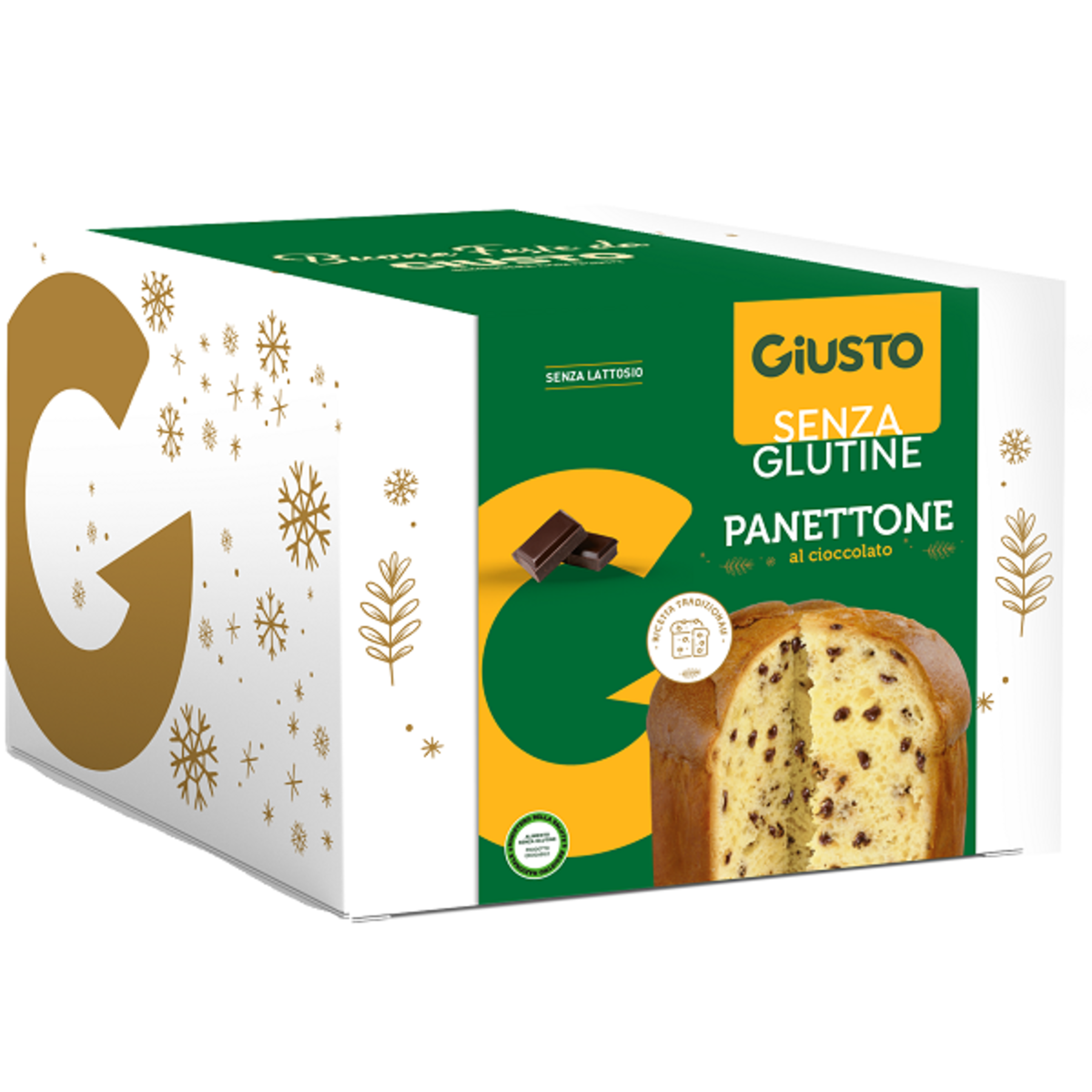 FARMAFOOD Srl Giusto senza glutine panettone al cioccolato 500 g