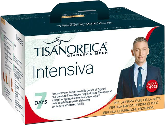 Gianluca Mech Tisanoreica kit intensiva dieta da 7 giorni senza glutine Gianluca Mech Tisanoreica kit intensiva dieta da 7 giorni senza glutine