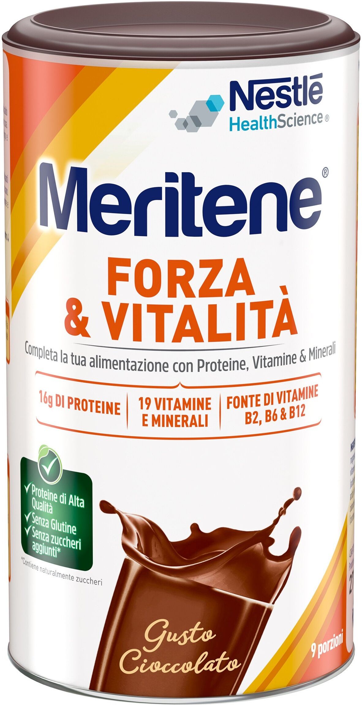 Nestlè Meritene Forza e Vitalità polvere gusto cioccolato (270 g) Nestlè Meritene Forza e Vitalità polvere gusto cioccolato (270 g)