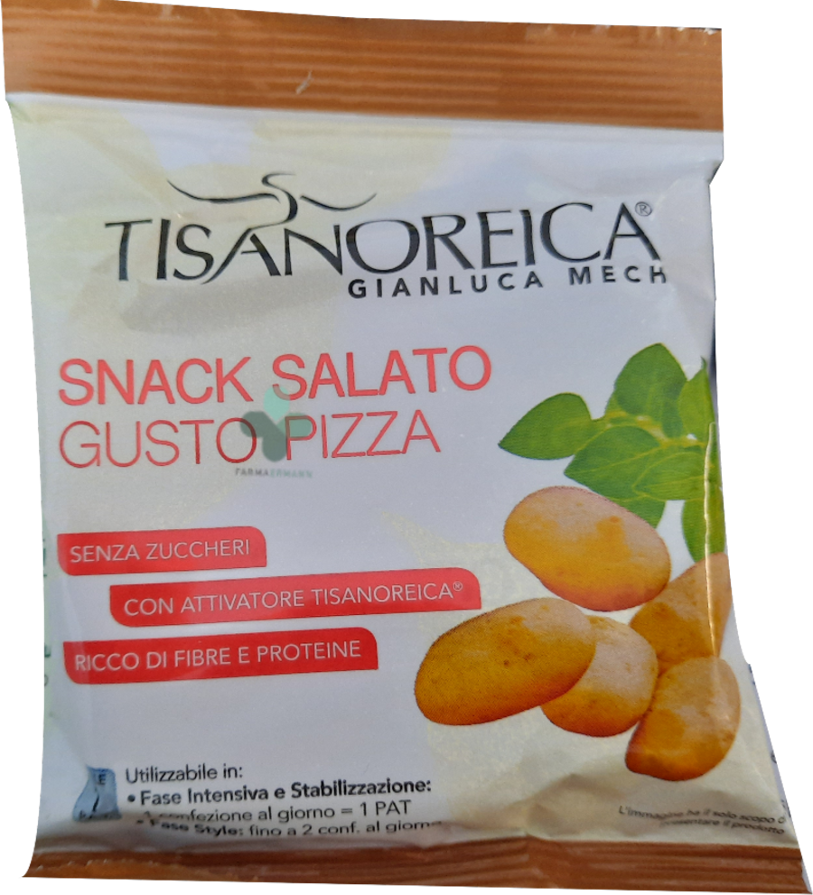Gianluca Mech Tisanoreica Snack salato gusto pizza (30g) Gianluca Mech Tisanoreica Snack salato gusto pizza (30g)