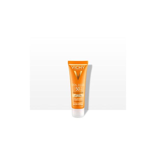 vichy ideal soleil bb cream crema solare viso anti macchie colorata 3 in1 spf50+ (50 ml)