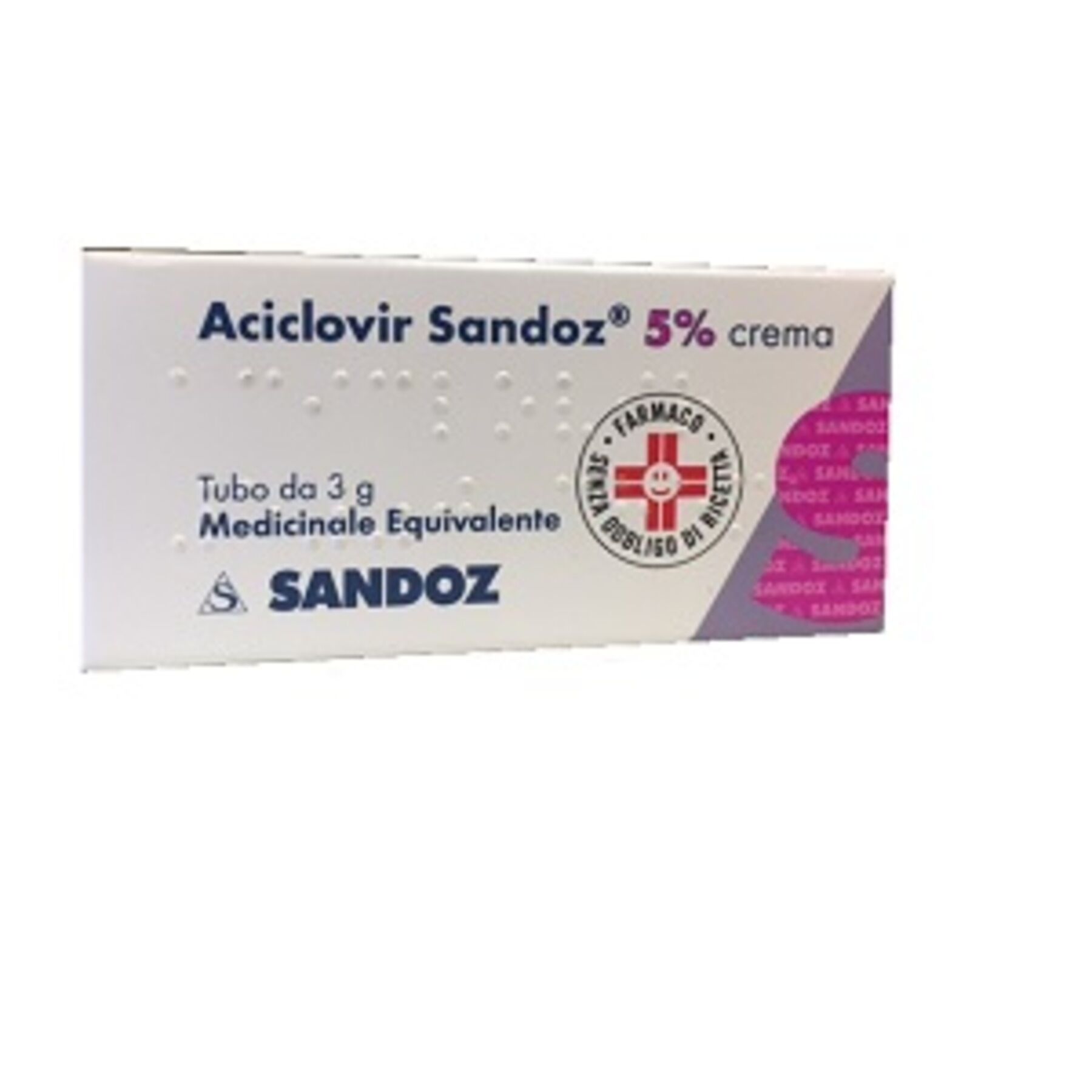 SANDOZ SpA Aciclovir sand*crema 3g 5%