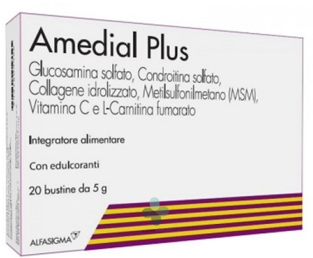 Alfasigma Amedial Plus per il benessere delle ossa (20 bustine)