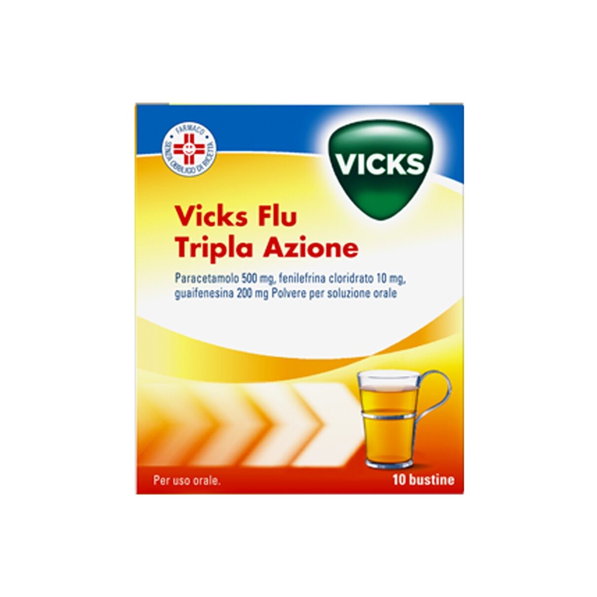 Procter & Gamble Vicks Flu Tripla Azione (10 bustine)