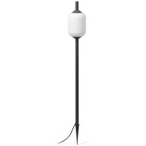 Faro - Outdoor Saigon R17 PT spike L - Cromo scuro / bianco