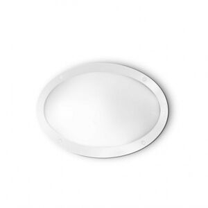 Ideal Lux Maddi-1 AP1 - Applique ovale da esterno - Bianco