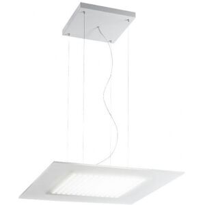 Linea Light Lampada a sospensione quadrata Dublight LED M - Bianco