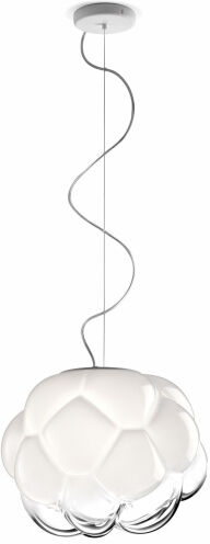 Fabbian Cloudy SP LED L - Bianco lucido