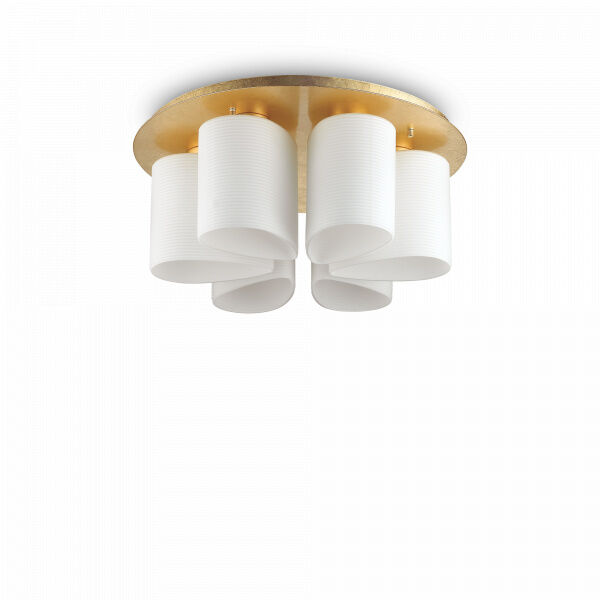 Ideal Lux Daisy PL6 - Bianco/Oro