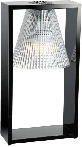 Kartell Light Air TL sculturata - Cristallo/Nero