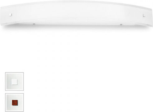 Linea Light Mille LED AP XL - Nichel spazzolato/Ciliegio