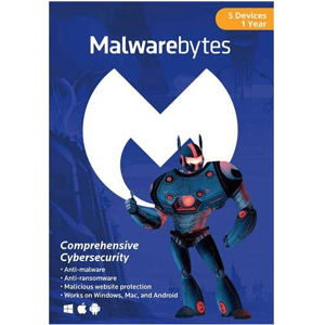 Malwarebytes Anti-Malware Premium 5 Dispositivi 1 Anno Windows / MacOS / Android