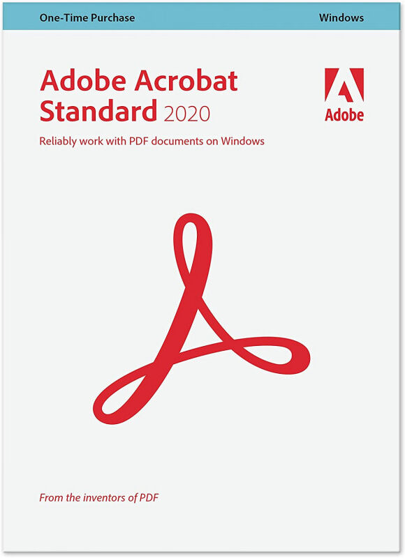 Adobe Acrobat Standard / Pro 2020 Standard 1 Dispositivo Perpetua Solo Windows