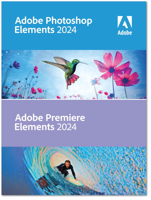 Adobe Photoshop & Premiere Elements 2024 1 Dispositivo Perpetua Windows / MacOS