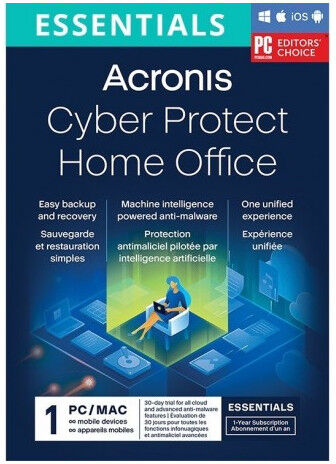 Acronis Cyber Protect Home Office Essential 1 Dispositivo 1 Anno