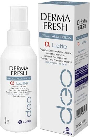 DERMAFRESH Deodorante Pelle Allergica Alfa Latte 100 Ml