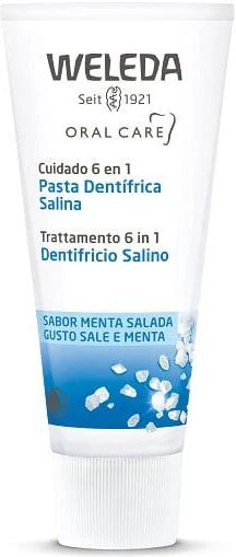 WELEDA Oral Care Dentifricio Salino Gusto Sale E Menta 75 Ml