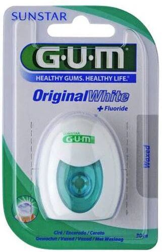 GUM Original White Filo Interdentale 30 Mt