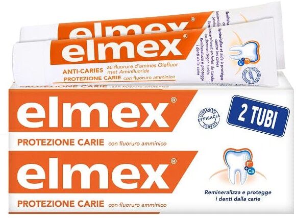 ELMEX Protezione Carie 2 Tubi Da 75 Ml