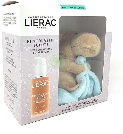 LIERAC Cofanetto Phytolastil Solutè Siero Corpo 75 Ml + Doudou Azzurro