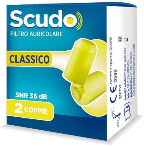 SCUDO Classico Filtro Auricolare 2 Coppie