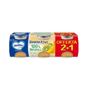 Mellin Omogeneizzato Banana Kiwi 3 x 100 g