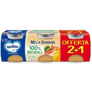 Mellin Omogeneizzato Mela Banana 3 x 100 g