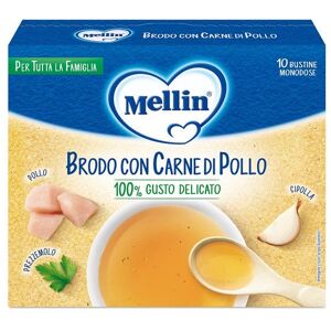 Mellin Brodo Con Carne Di Pollo 10 Bustine