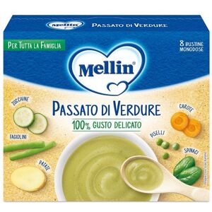 Mellin Passato Di Verdure 8 Bustine Da 8 g