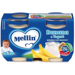 Mellin Merenda Banana Yogurt 2x120 g