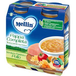 Mellin Pappa Completa Pollo 2 Vasetti 250 g