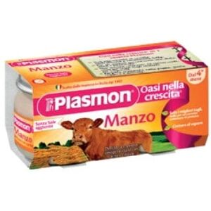 PLASMON Omogeneizzato Manzo 2x120 g