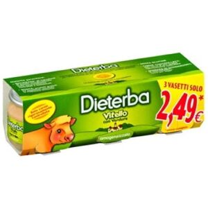 DIETERBA Omogeneizzato Vitello 3x80 g