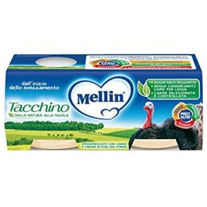 Mellin Omogeneizzato Tacchino 2x120 Ml