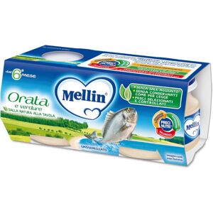 Mellin Orata E Verdure 2 Vasetti 80 g