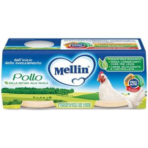 Mellin Omogeneizzato Pollo 2 Vasetti 80 g