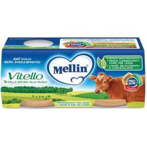 Mellin Omogeneizzato Vitello 2 Vasetti 80 g