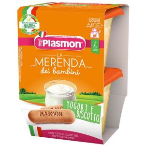 PLASMON Yogurt E Biscotto Merenda 2 x 120 g