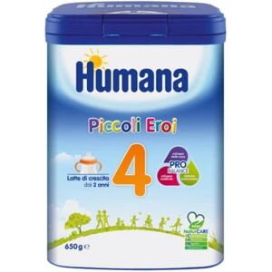 HUMANA 4 Piccoli Eroi Natcare Latte Crescita Dai 2 Anni 650 g