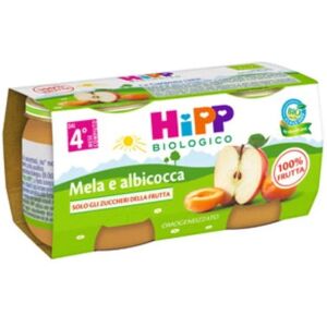 HIPP Omogeneizzato Bio Mela E Albicocca 2 x 80 g